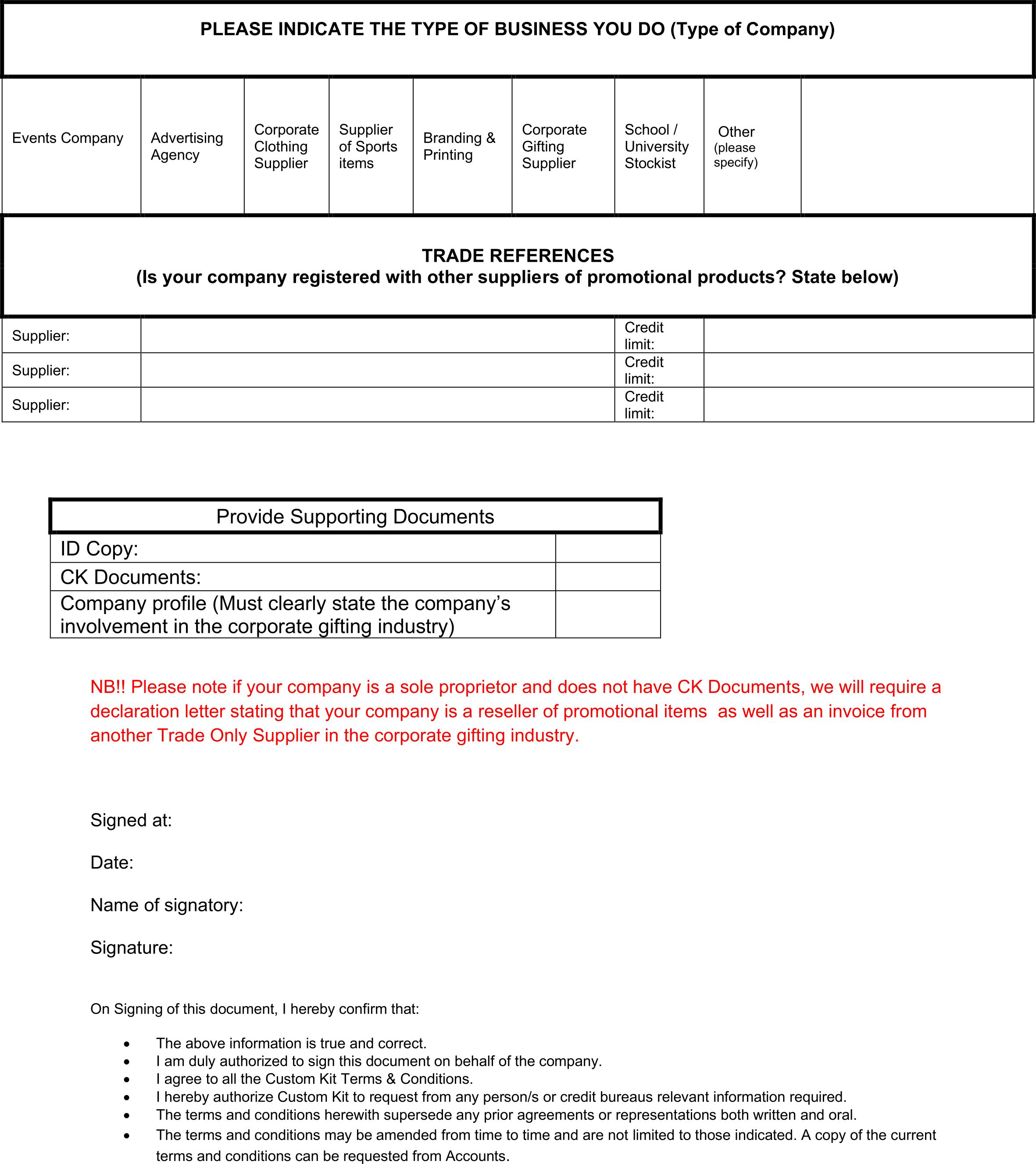 Trade Registration Form2
